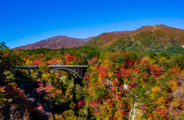 鳴子峡の紅葉