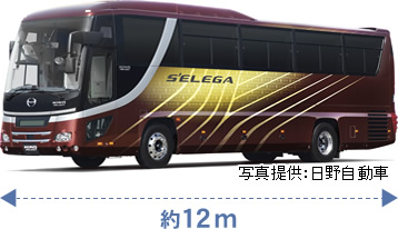 大型観光バスのイメージ写真