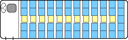 60人乗り大型バス（正49+補11）