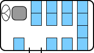 13人乗りミニバス（補助席なし）