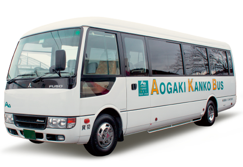 青垣観光バスが所有しているリフト付きバス 送迎バスタイプ
