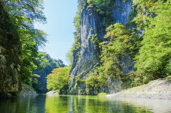 岩手県「猊鼻渓」