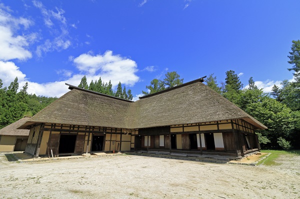 遠野ふるさと村の南部曲り家