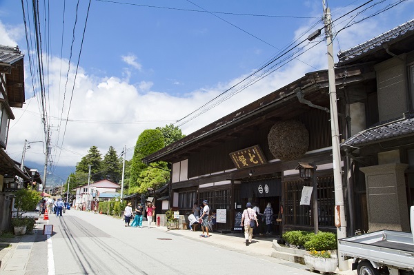 山梨県「甲州街道台ヶ原宿」