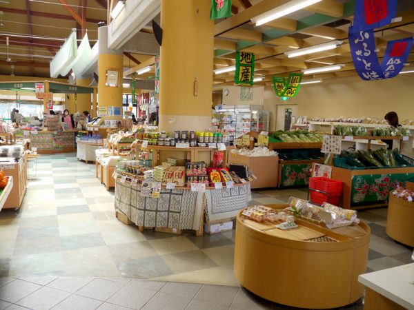 道の駅のお土産コーナー