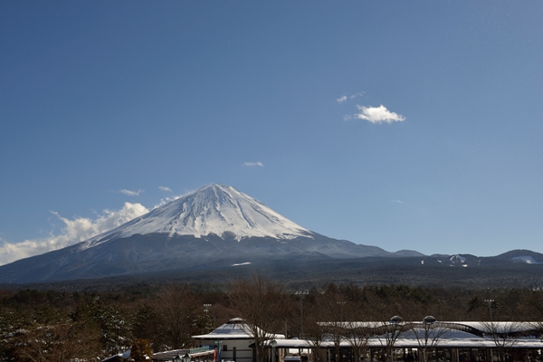 駅からの富士山眺望