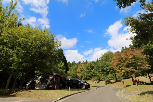 宍粟市にあるキャンプ場