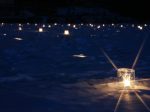 老神温泉　雪ほたる