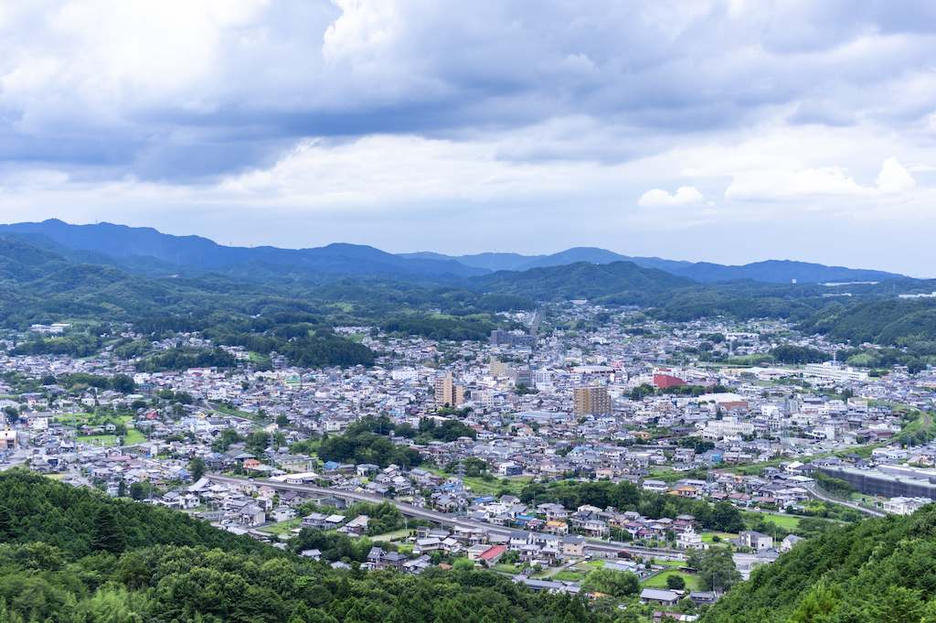 仙元山見晴らしの丘公園からの眺望