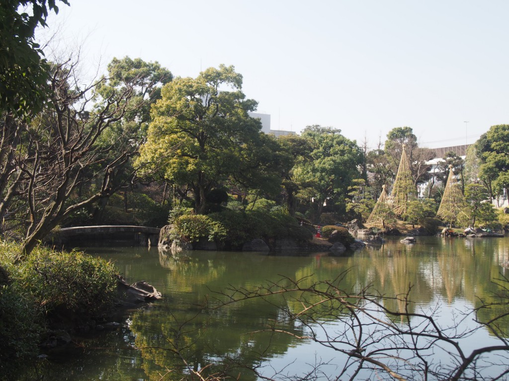 人工的な汐入回遊式庭園