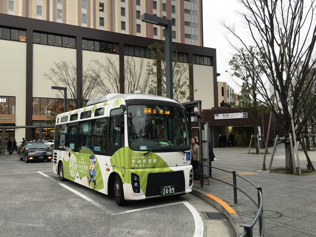 押上駅すみりんバスの乗り場