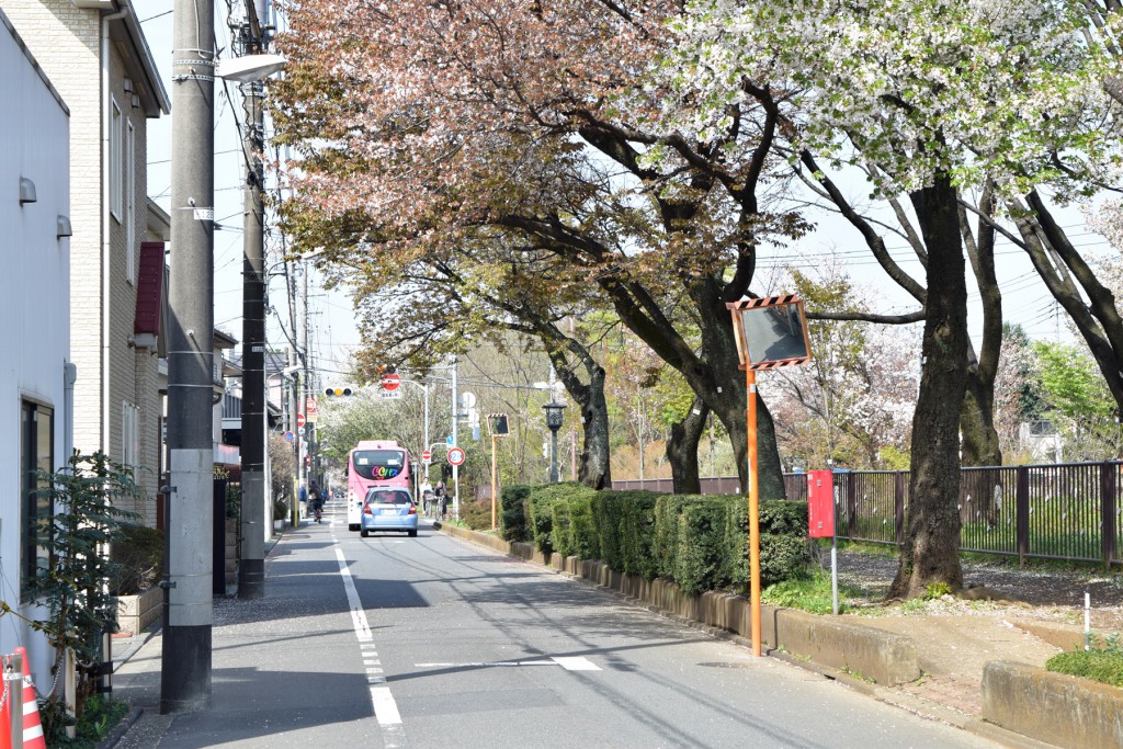 ココバスが走り去る