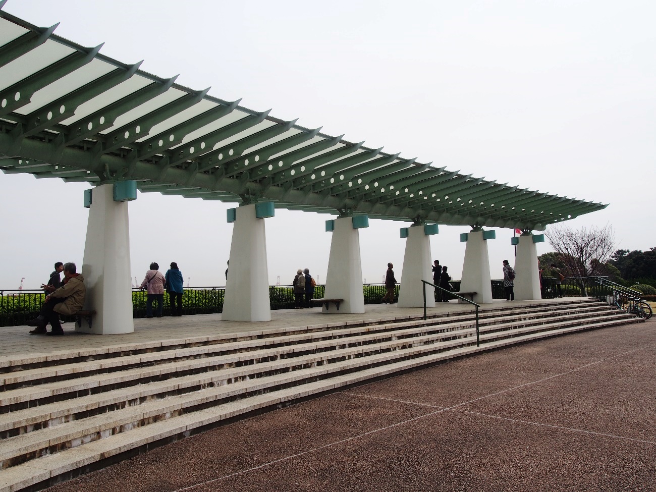 港の見える丘公園の展望台