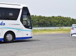 衝突防止補助システム・モービルアイを装備した海部観光バス