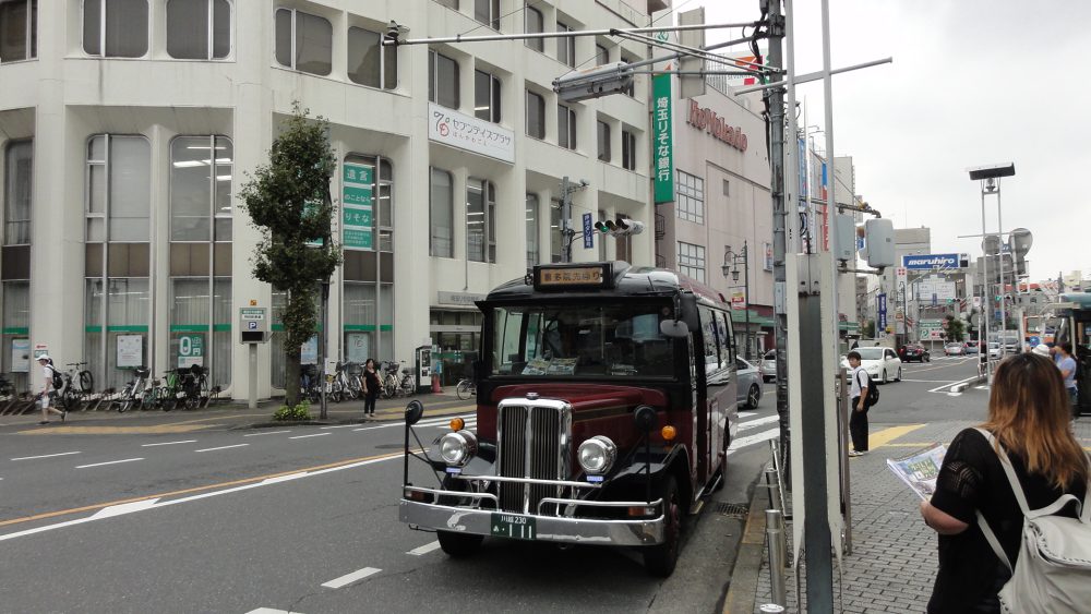 本川越駅からレトロバスで川越観光へ