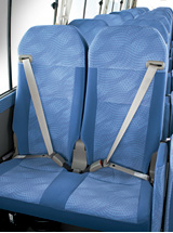 全座席にELR付き3点式シートベルトを標準装備