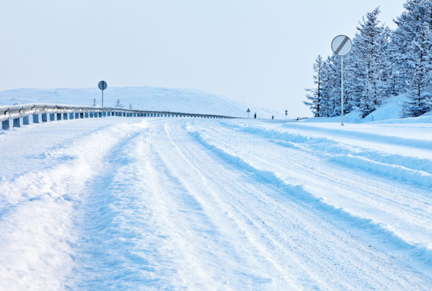 雪道走行