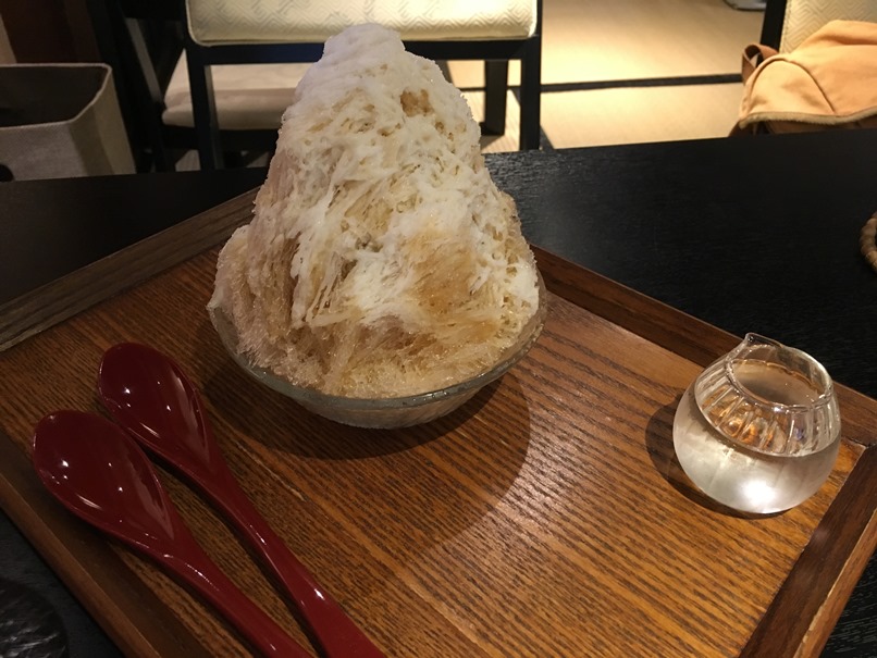 中西与三郎のかき氷