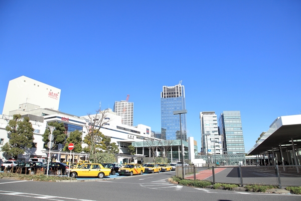 川崎駅の貸切バス乗り場