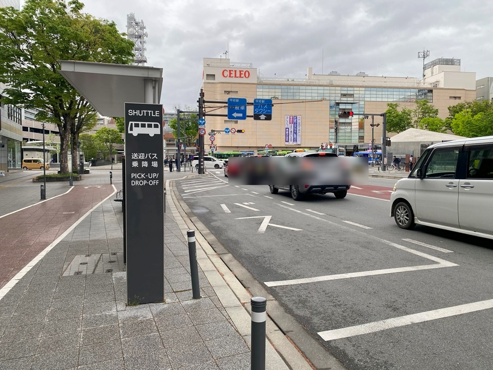 甲府駅バス乗降場所