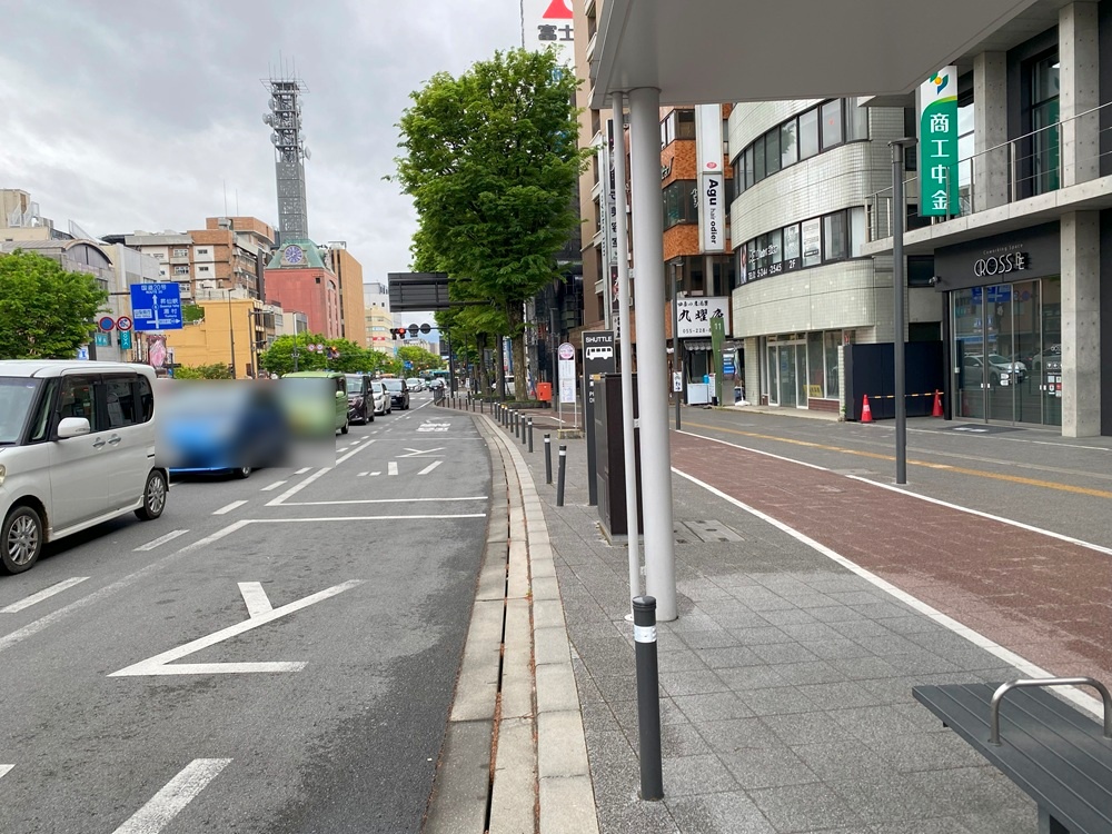 甲府駅バス乗降場所周辺情報