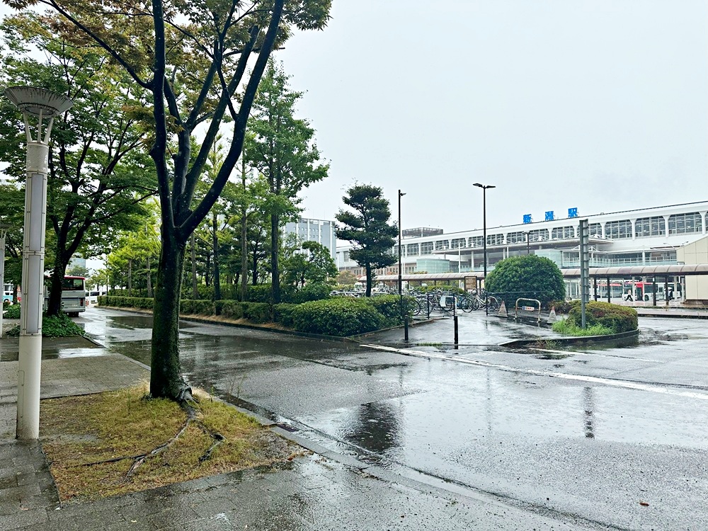 新潟駅の貸切バス乗り場