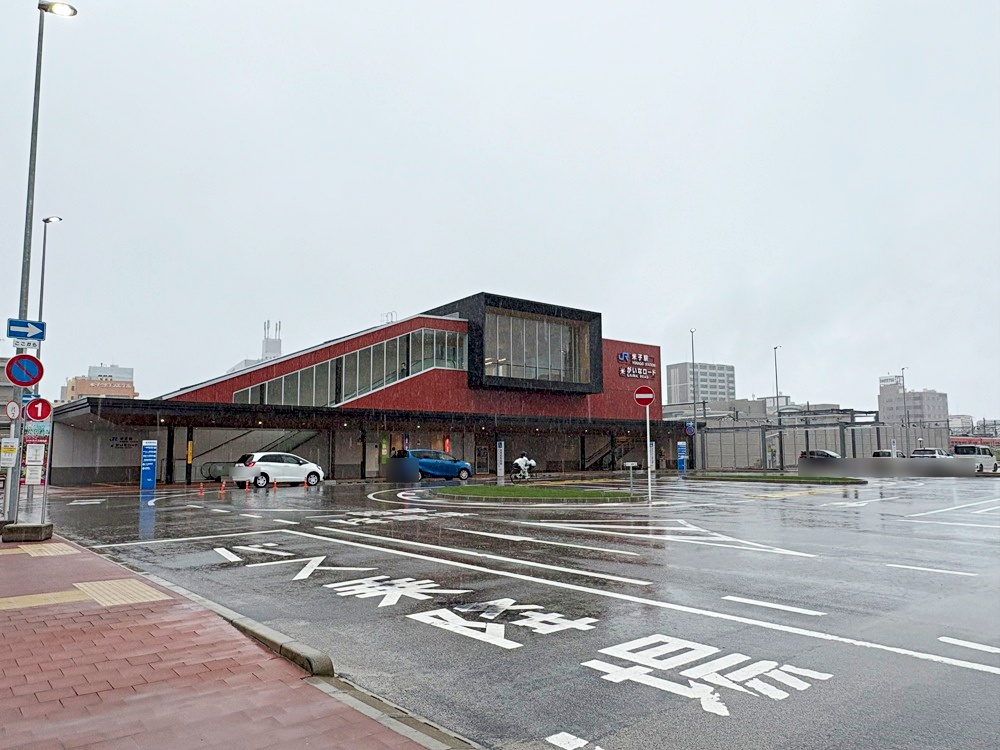 米子駅の貸切バス乗り場
