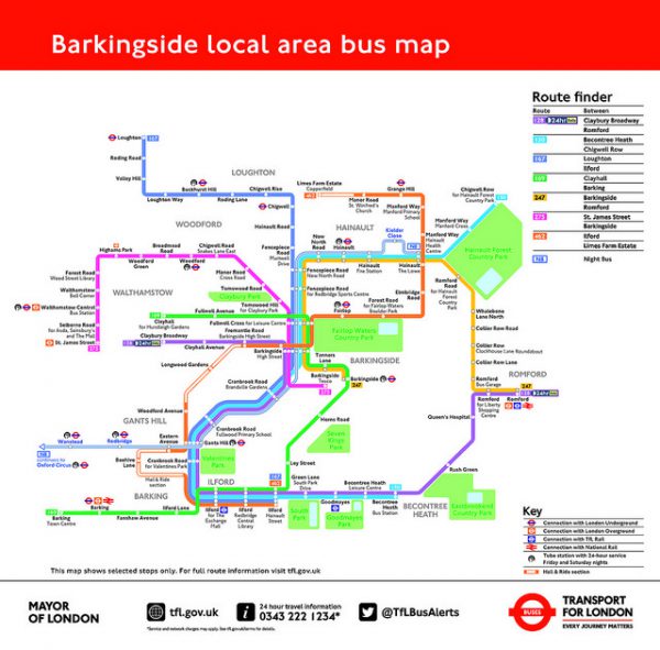 バスの路線図1