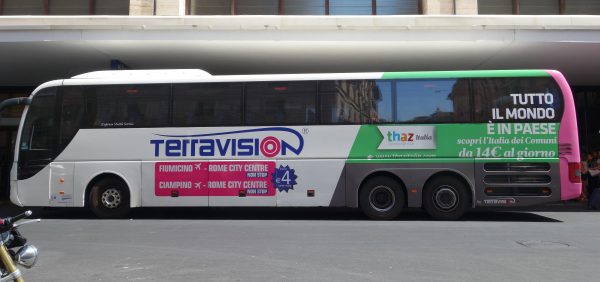 Terravision社の空港バス