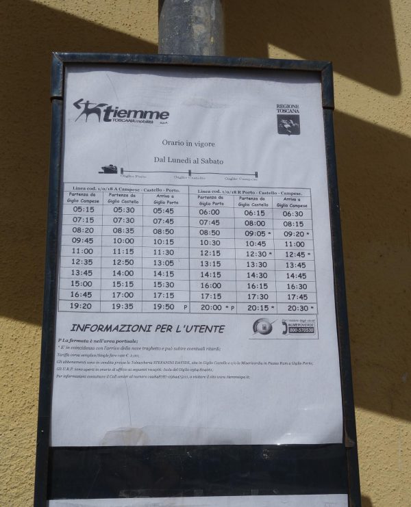 ジーリョ島の路線バス時刻表