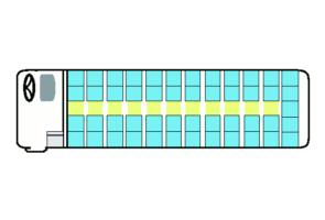 所有台数が少ないタイプの大型バス