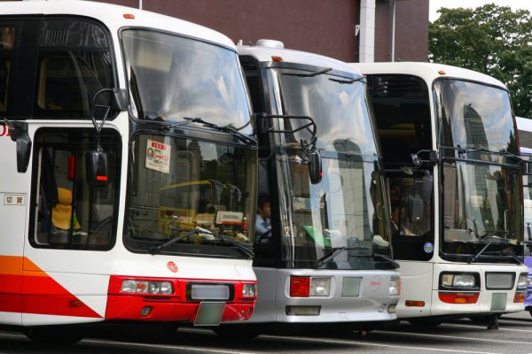 浅草の観光バス専用駐車場