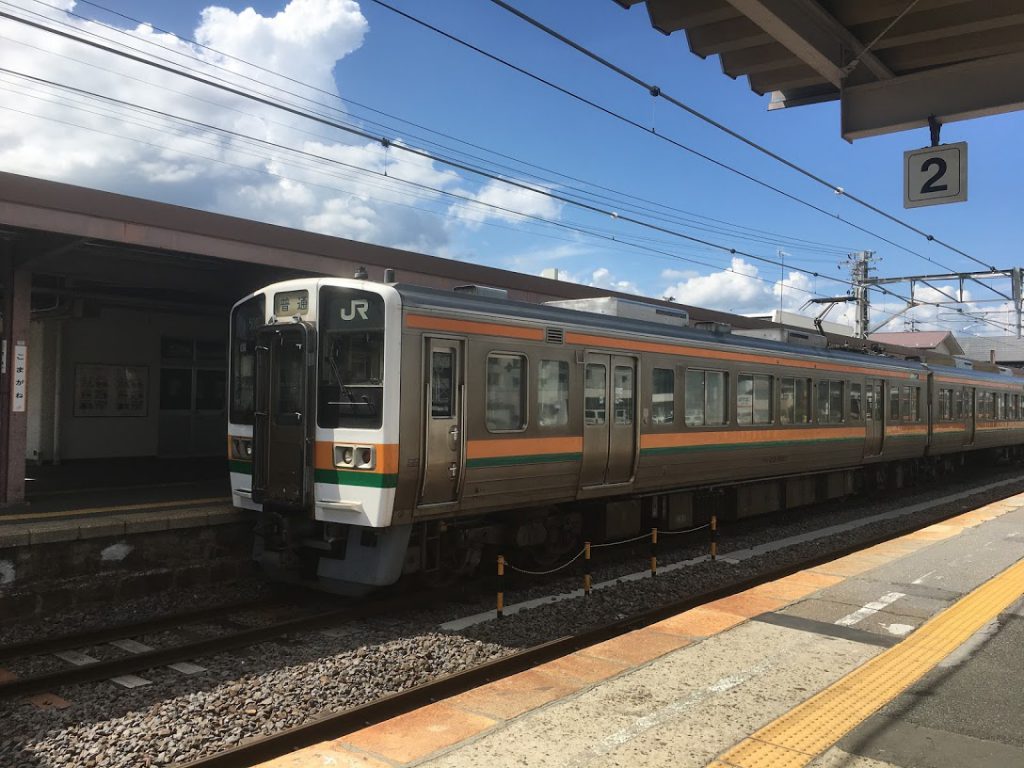 駒ヶ根駅から飯田駅までJRで移動