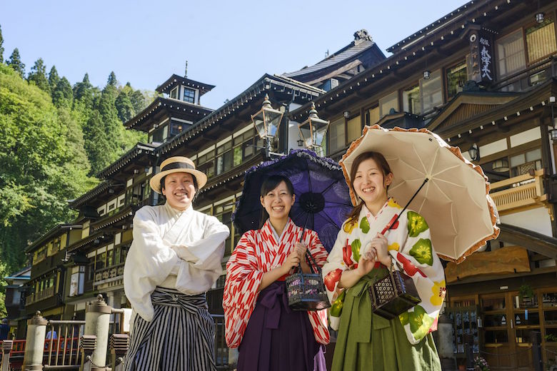 銀山温泉（貸し衣裳）