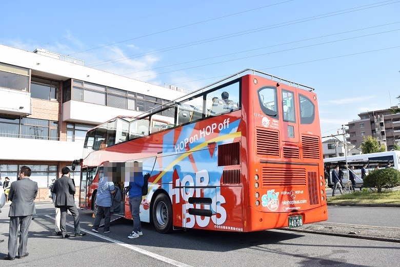 乗り降り自由のスカイバス