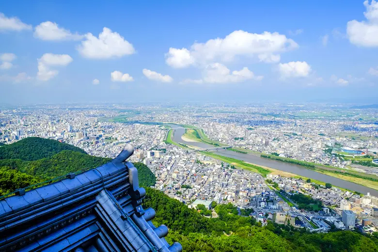 岐阜城からの眺め