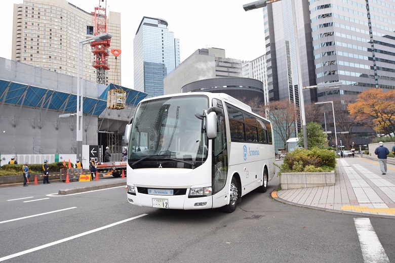 「貸切バス安全評価認定制度」でセーフティバスを取得「アルモニア株式会社」
