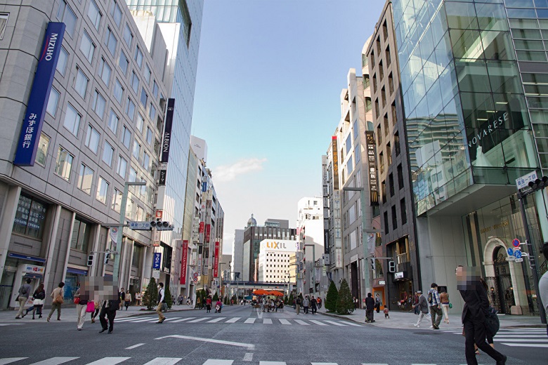 銀座のメインストリート