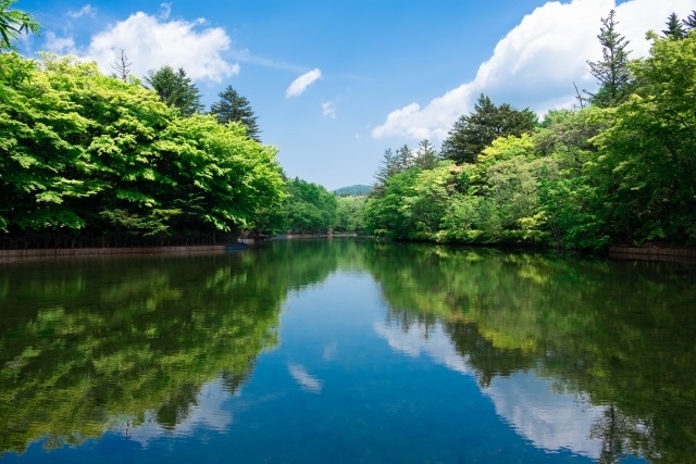 雲場池(くもばいけ)