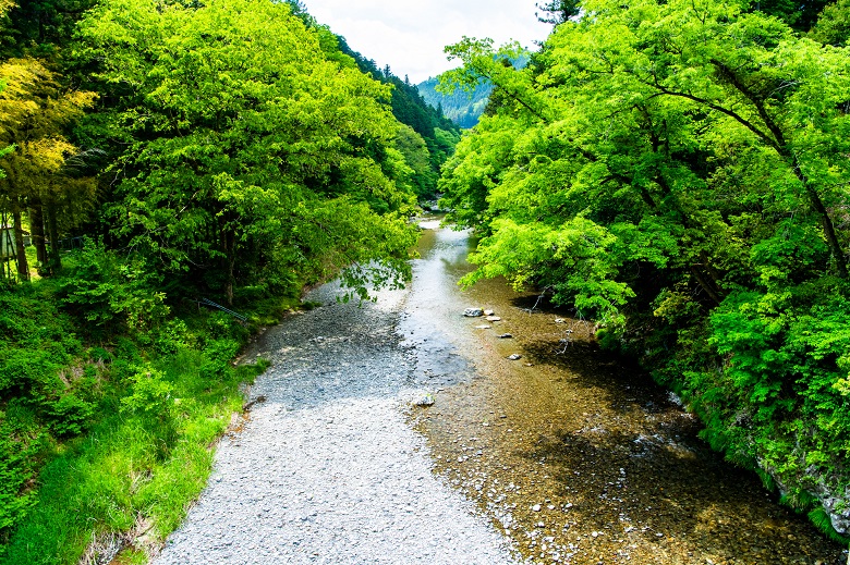 都内とは思えない自然豊か秋川渓谷