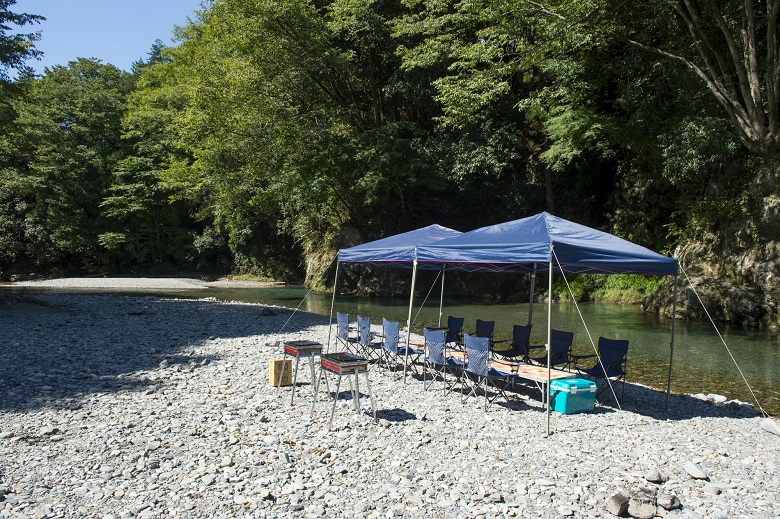 秋川渓谷BBQ