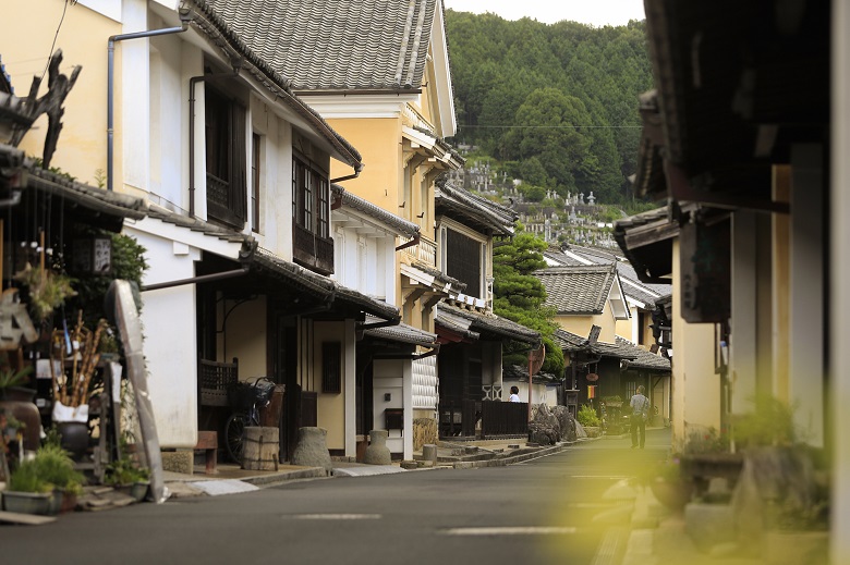 護国の町並み