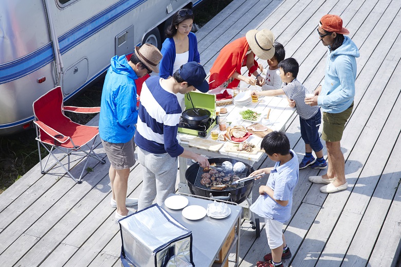 アメリカンスタイルのBBQ