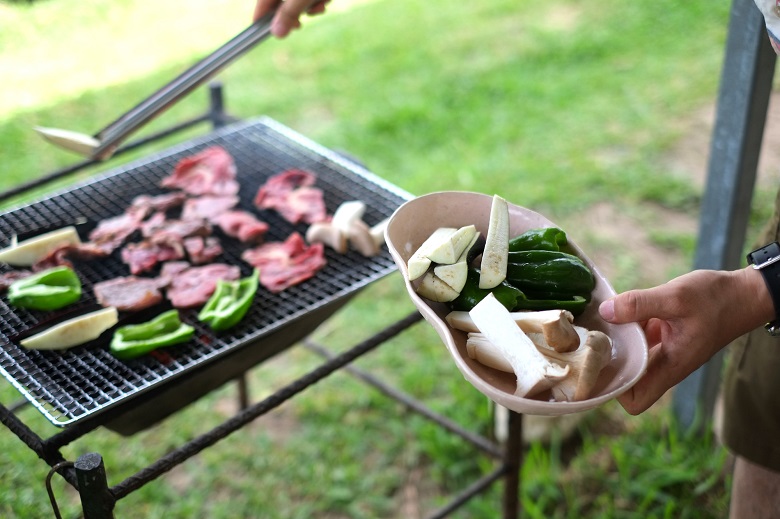 開放的に楽しめるBBQ