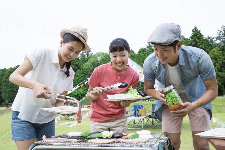 アウトドアで楽しくBBQ