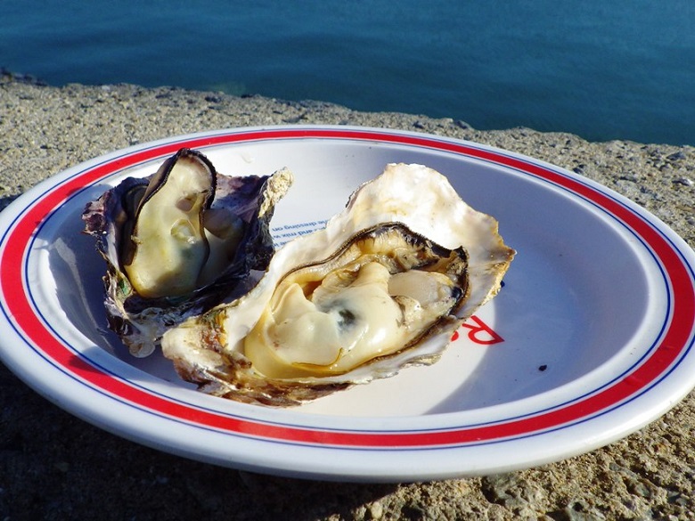 牡蠣の浜焼き