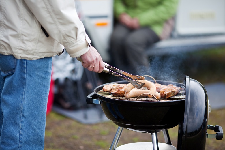 アメリカンスタイルのBBQが楽しめる