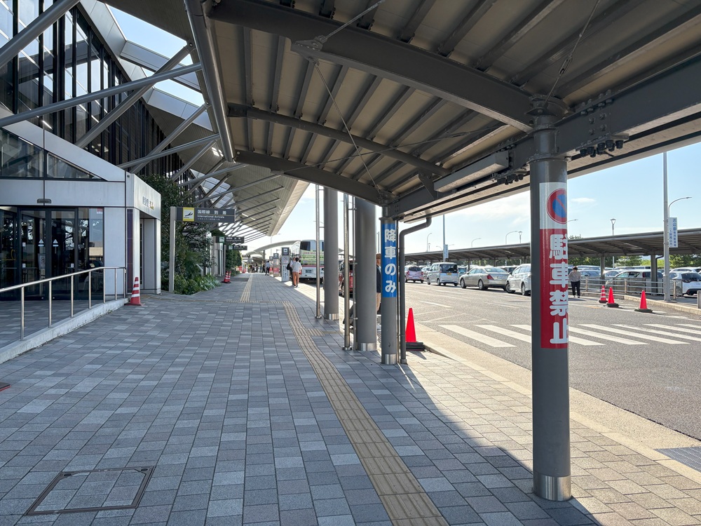 出雲空港でのバス降車場所