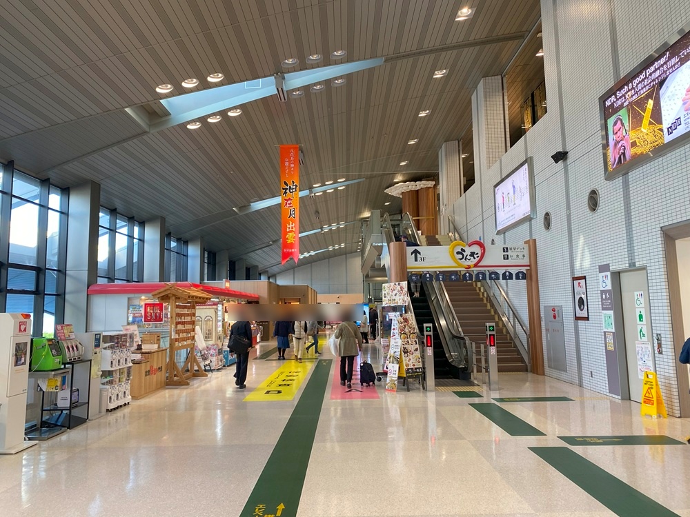 出雲空港ターミナルビル2階
