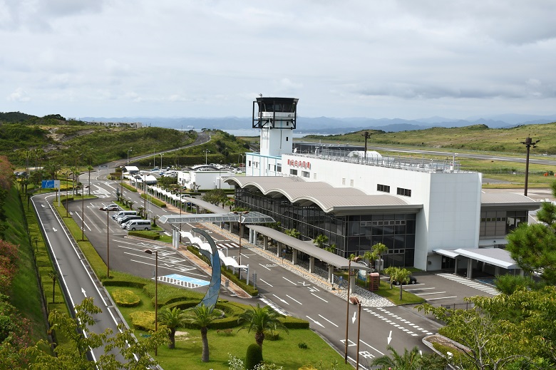 南紀白浜空港の貸切バス乗り場